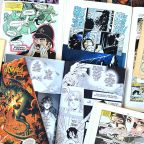 ATHENS GREECE - MARCH 31 2016: Vintage comic books and graphic novels. Comics magazines with drawn illustrations abstract background.