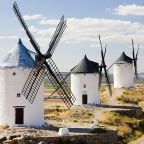 windmills, Consuegra, Castile-La Mancha, Spain