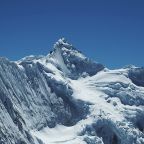 Snowcovered high mountain Cordilleras