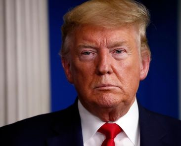 Washington DC, united states, November 2020,US President Donald trump in serious look